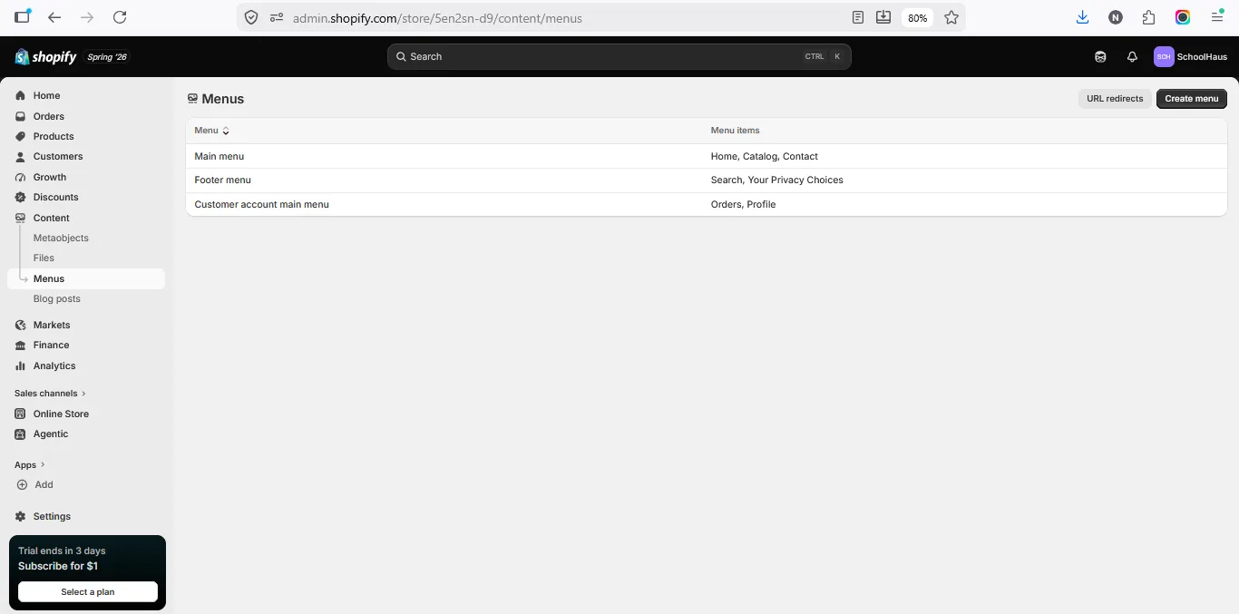 Navigation Menu