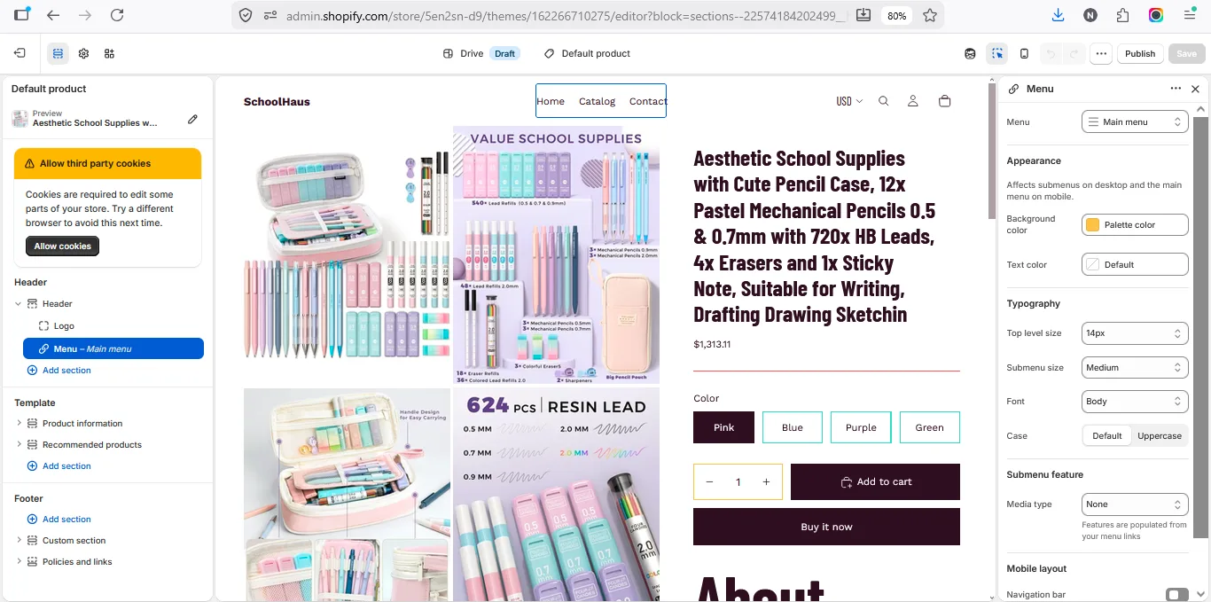 Product Page